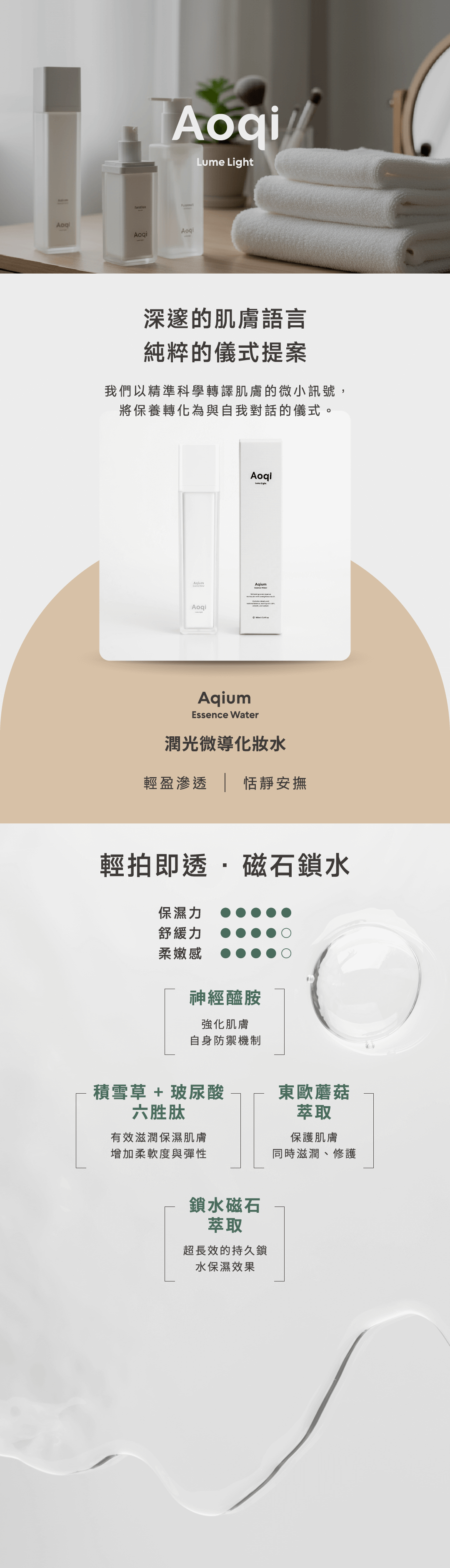 Aoqi潤光微生態化妝水